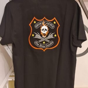 T-SHIRT OFFICIEL BRODE NOIR