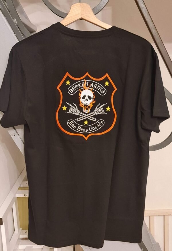 T-SHIRT OFFICIEL BRODE NOIR